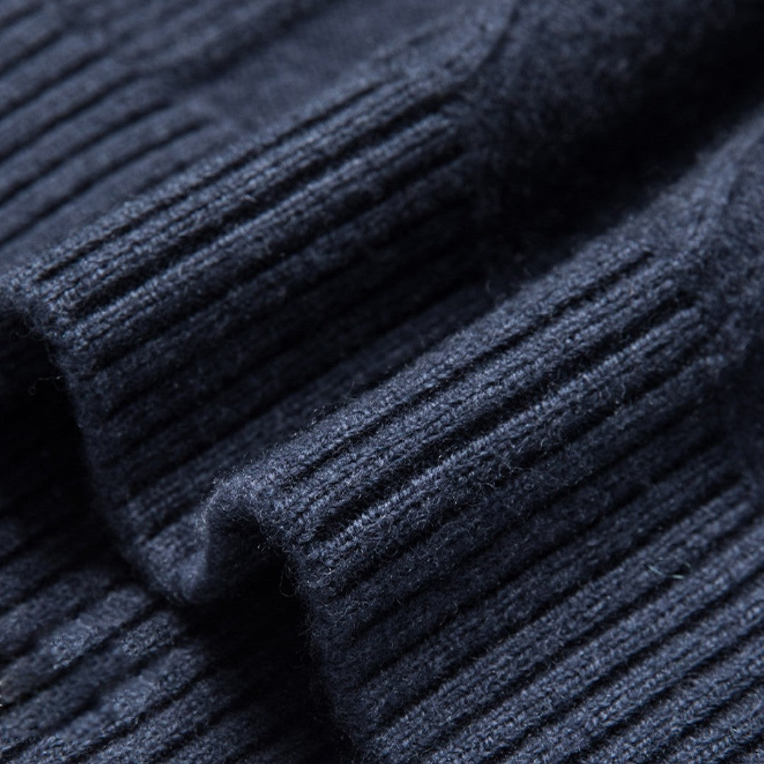 Men's Knit Half-Zip Sweater | Warm & Stylish