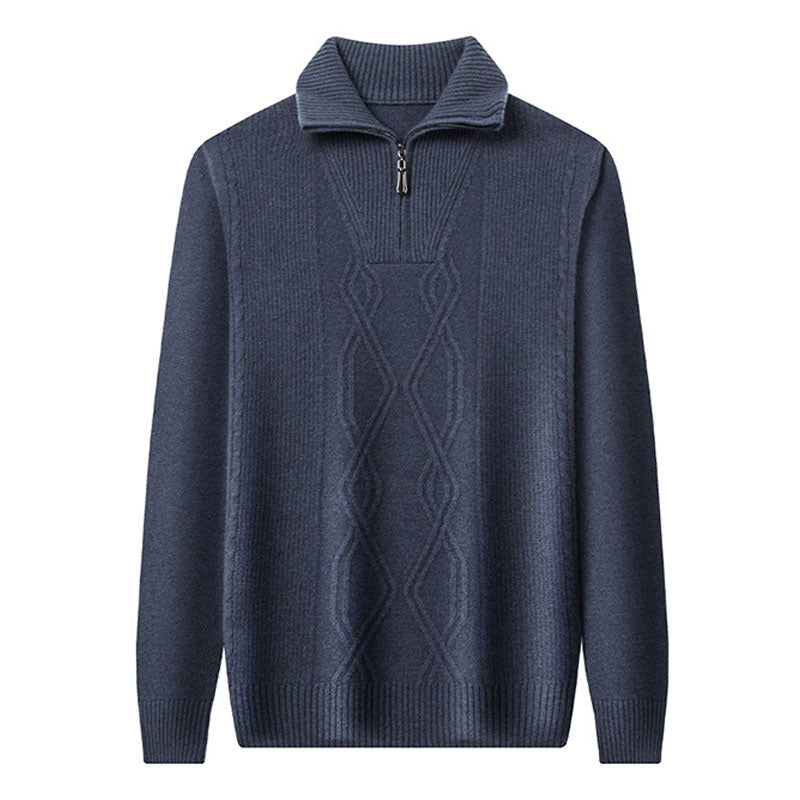 Men's Knit Half-Zip Sweater | Warm & Stylish