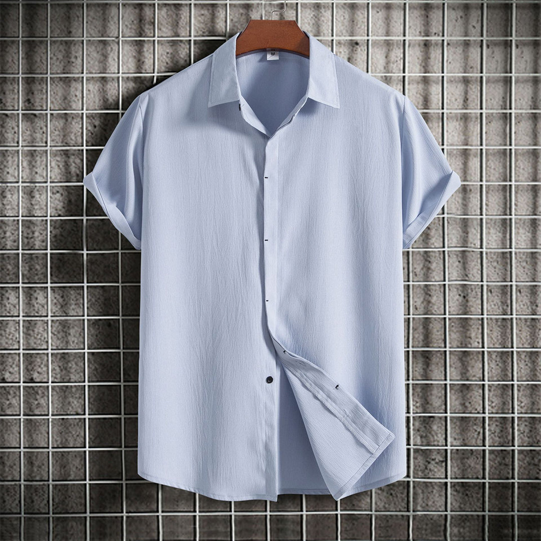 Men's Casual Cotton-Linen Shirt