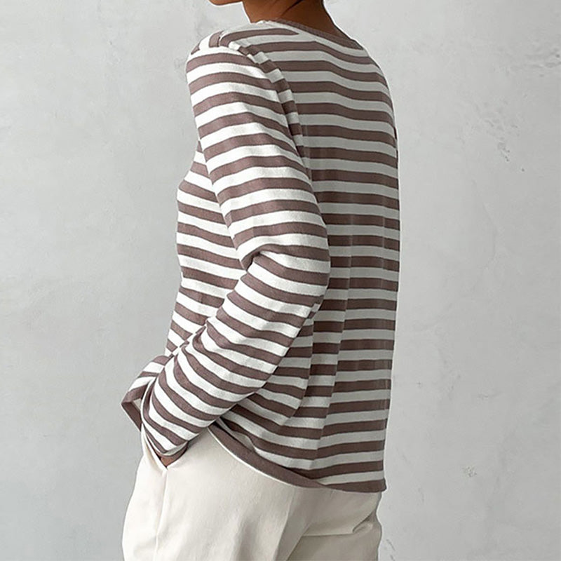 Striped Long Sleeve Shirt | Casual & Stylish