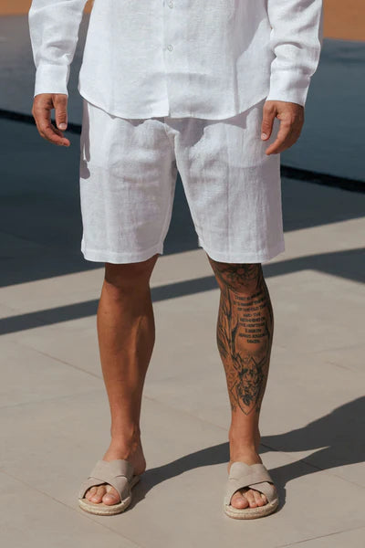 Men's Drawstring Shorts with Elasticated Waistband