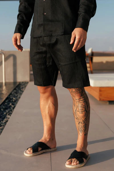 Men's Drawstring Shorts with Elasticated Waistband