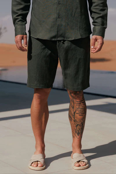 Men's Drawstring Shorts with Elasticated Waistband