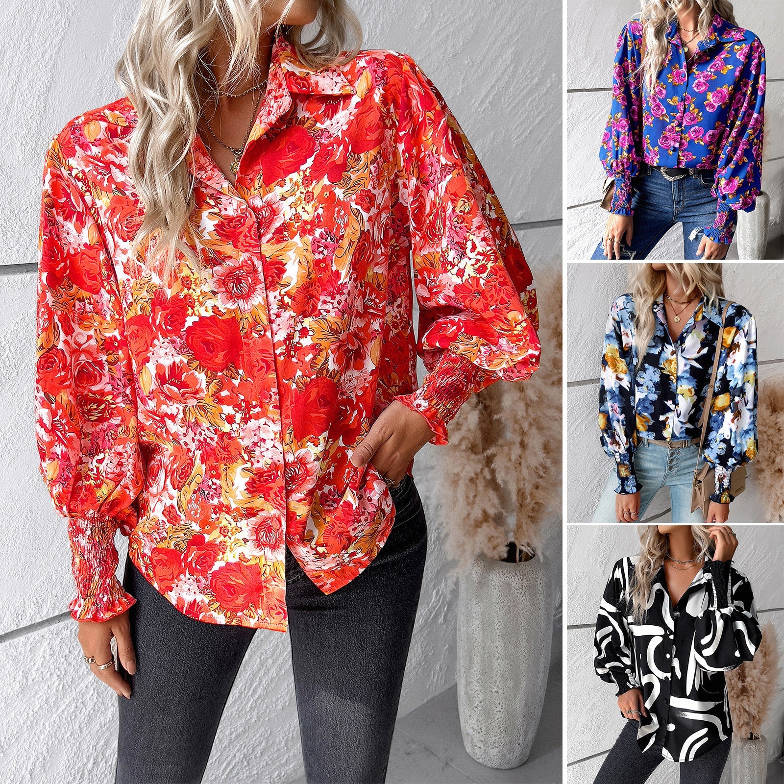 Lady | Colorful autumn blouses