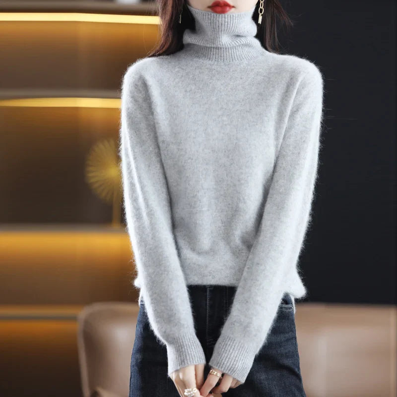 Women's Cashmere Turtleneck Sweater | Soft & Stylish