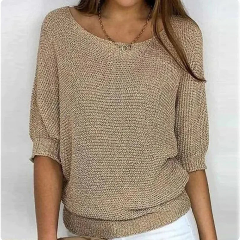 Women's Loose Knit Sweater | Stylish & Comfortable