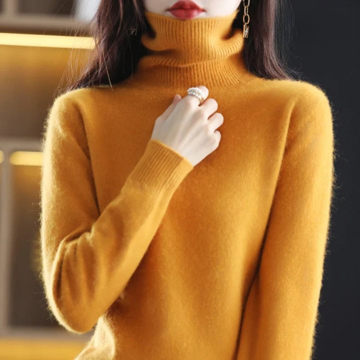 Women's Cashmere Turtleneck Sweater | Soft & Stylish