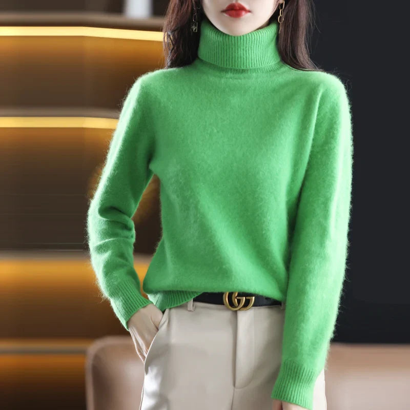 Women's Cashmere Turtleneck Sweater | Soft & Stylish