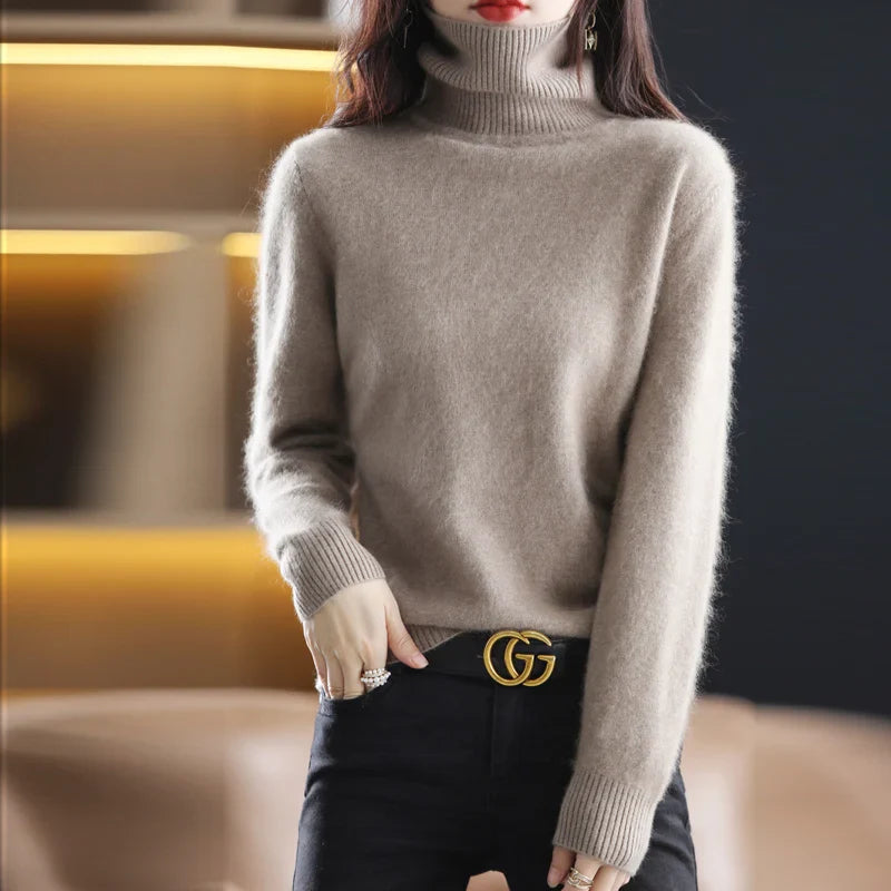 Women's Cashmere Turtleneck Sweater | Soft & Stylish