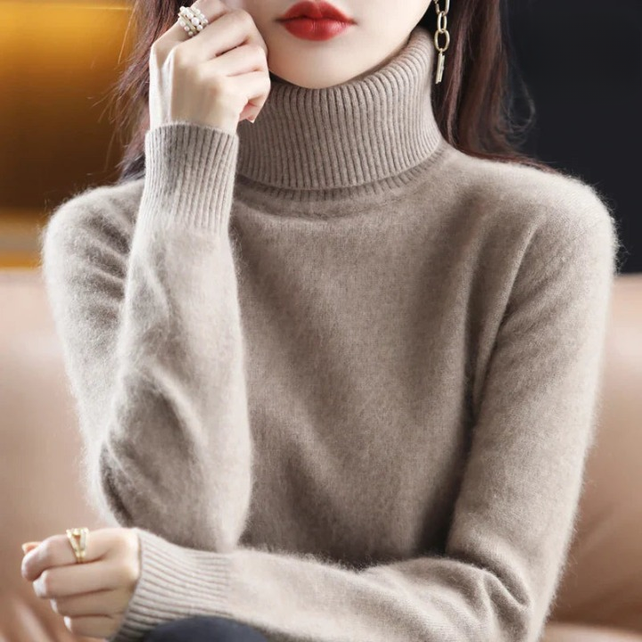 Women's Cashmere Turtleneck Sweater | Soft & Stylish