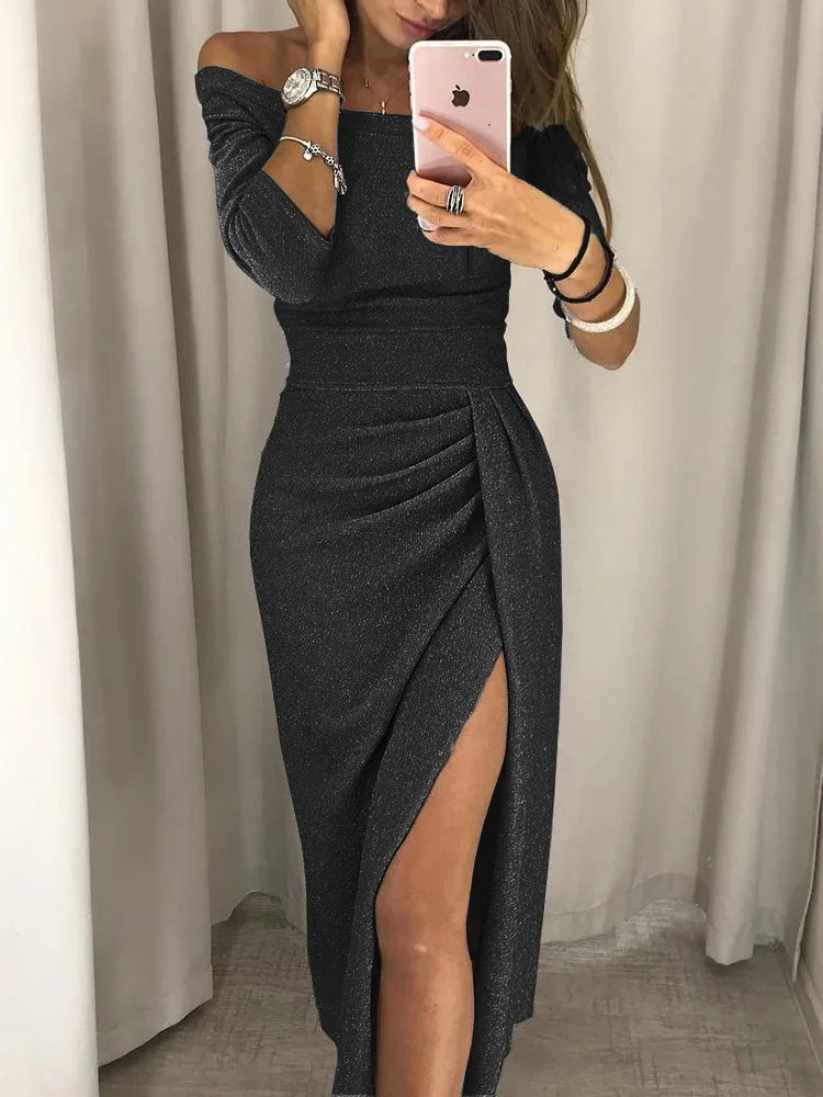 Nova | Off-Shoulder Evening Dress