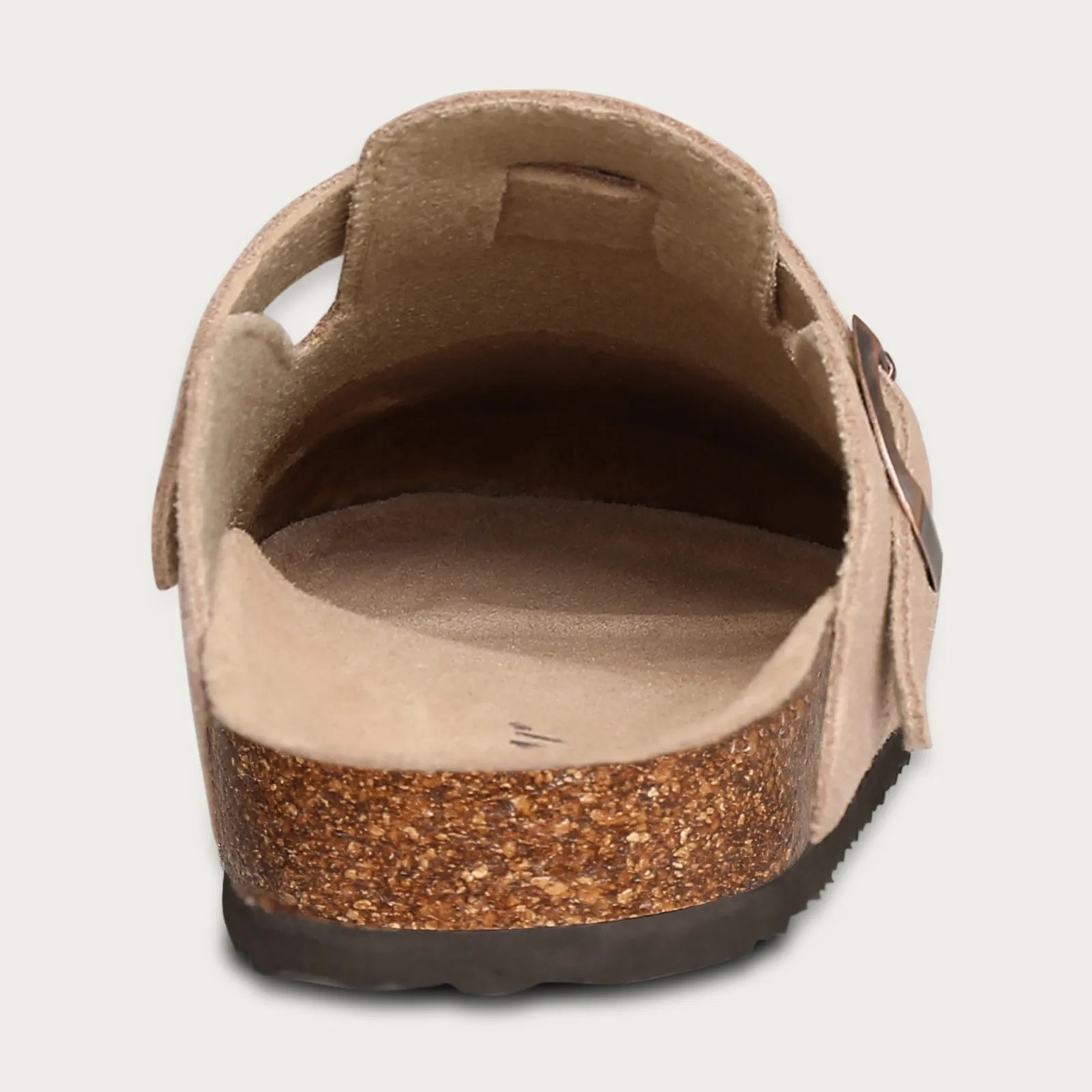 Montrielle | Suede slip-on slippers with buckle