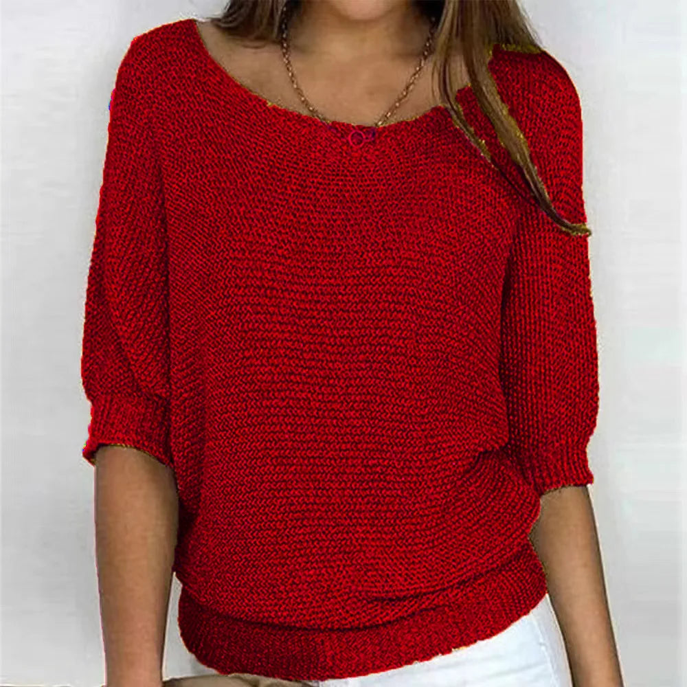 Women's Loose Knit Sweater | Stylish & Comfortable