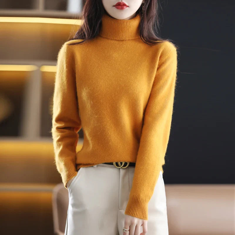 Women's Cashmere Turtleneck Sweater | Soft & Stylish