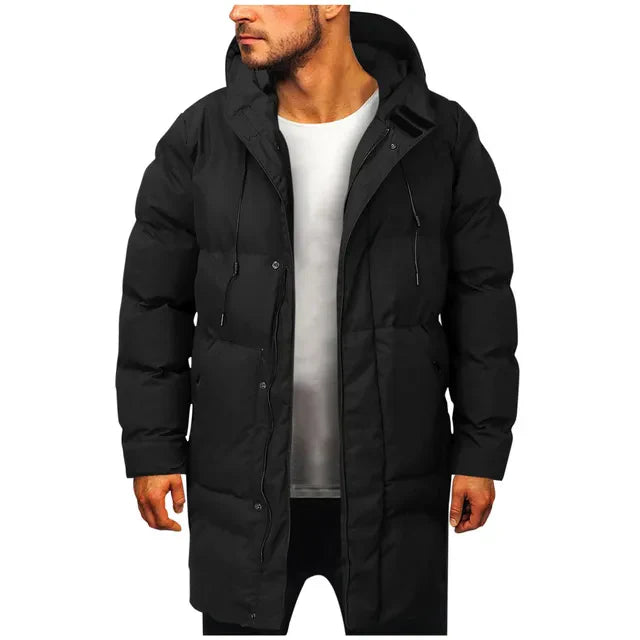 Men's Winter Puffer Coat | Warm Hooded Jacket