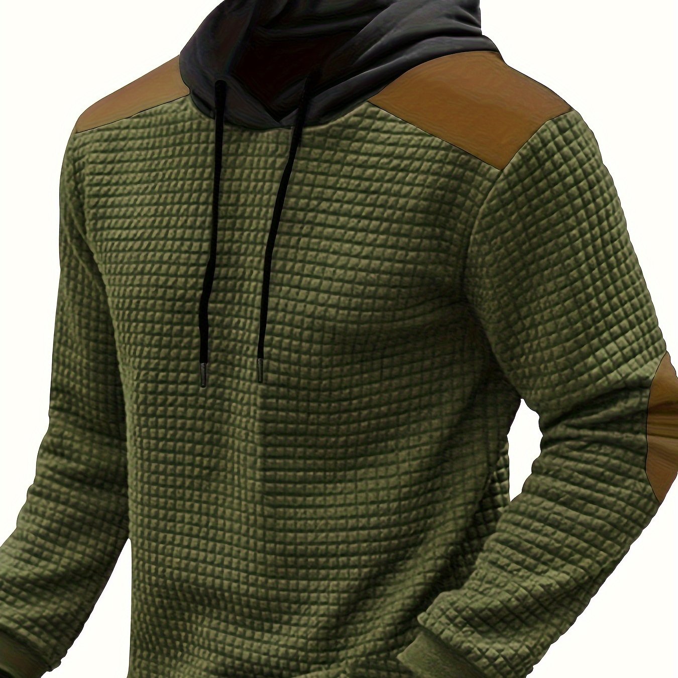 Men's Quilted Hoodie | Stylish & Warm Design