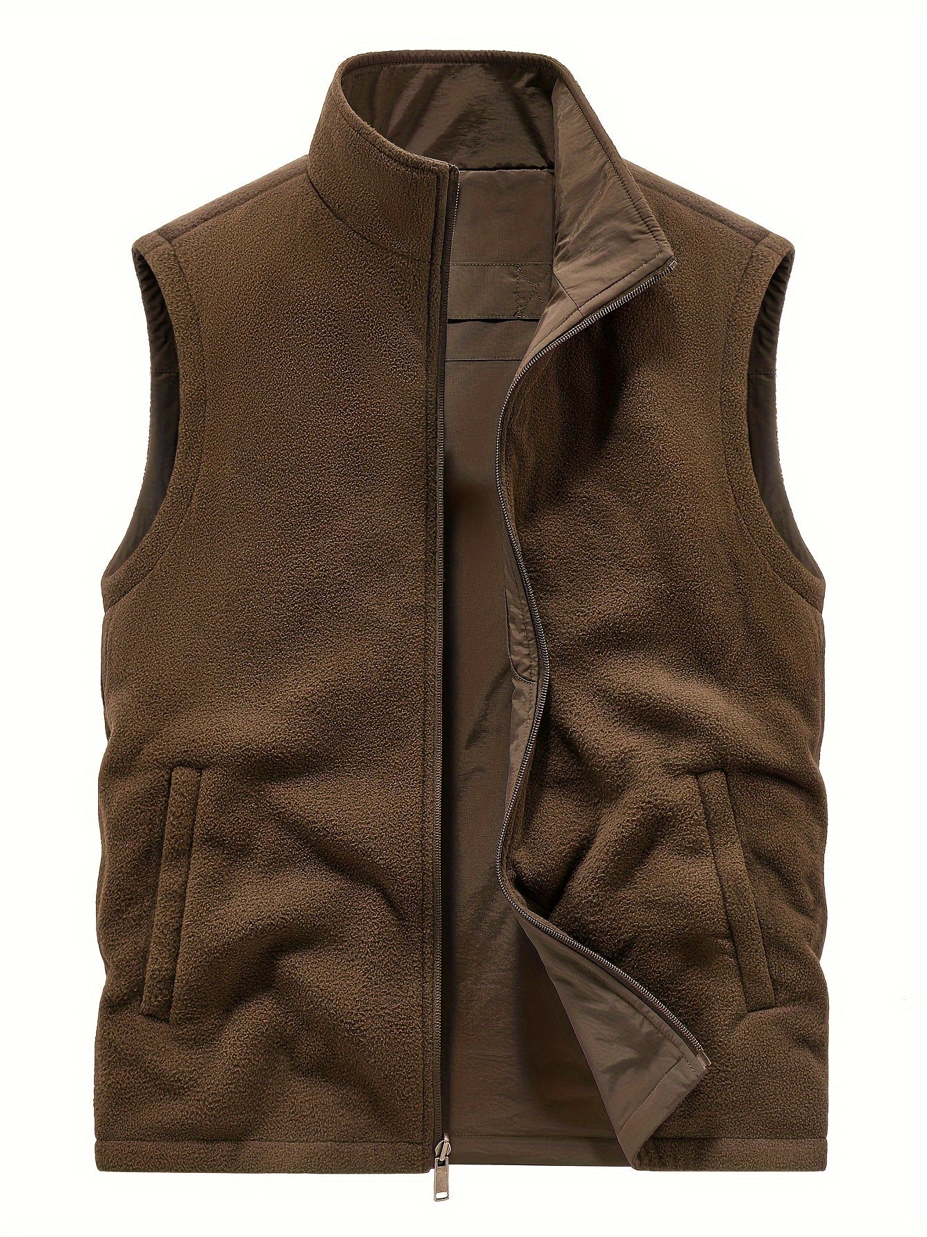 Men's Reversible Fleece Vest | Warm & Functional