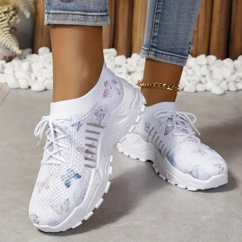 Women’s Breathable Butterfly Sneakers | Lightweight & Stylish