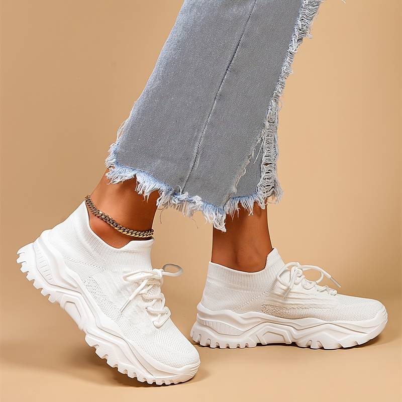 Chunky Knit Sneakers | Lightweight & Breathable