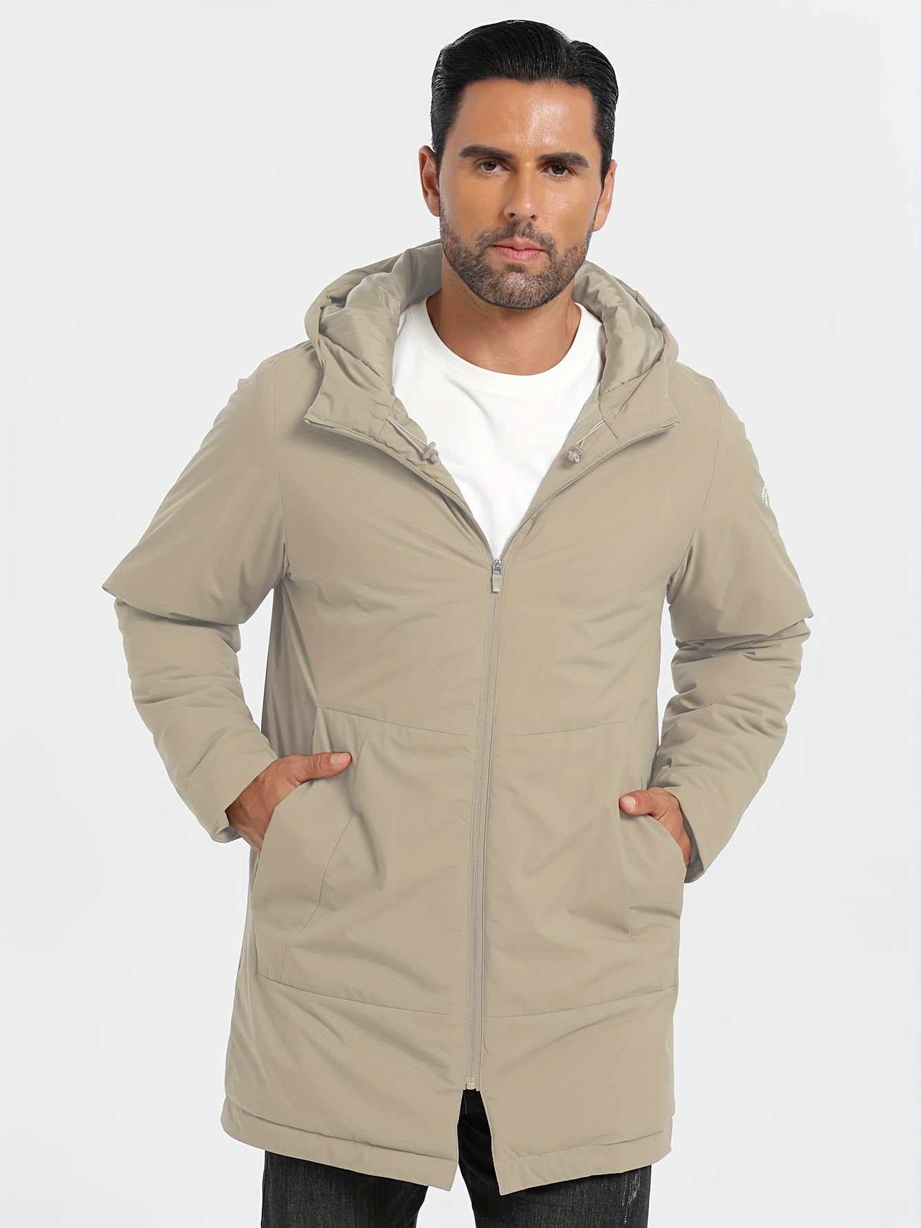 Men's Waterproof Hooded Parka | Winter Insulated Jacket