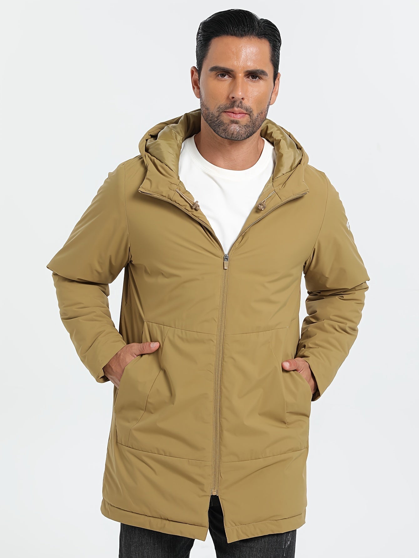 Men's Waterproof Hooded Parka | Winter Insulated Jacket