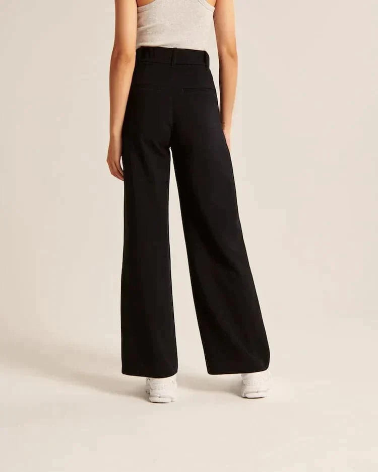 Saskia - High Waist Wide Leg Pants