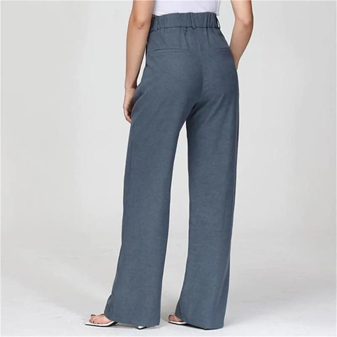 Women's Wide-Leg High-Waist Trousers | Elegant & Versatile