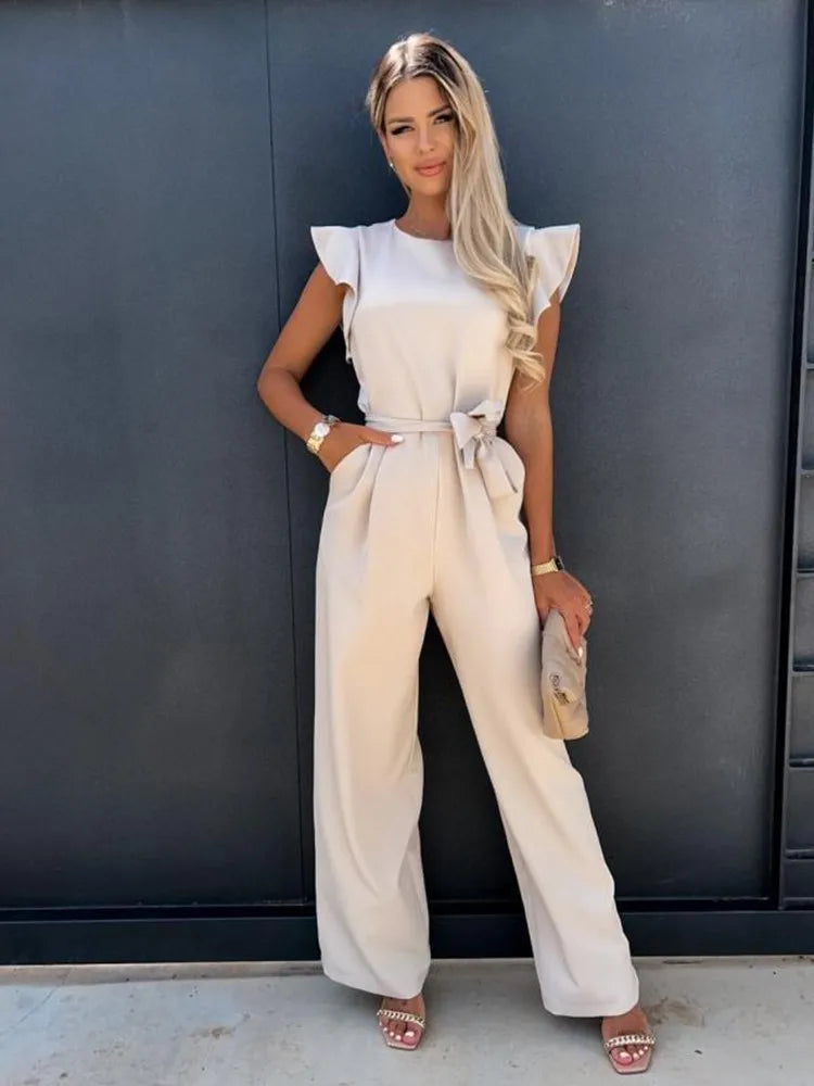 Montrielle | Elegant jumpsuit with ruffles