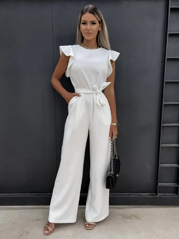 Montrielle | Elegant jumpsuit with ruffles