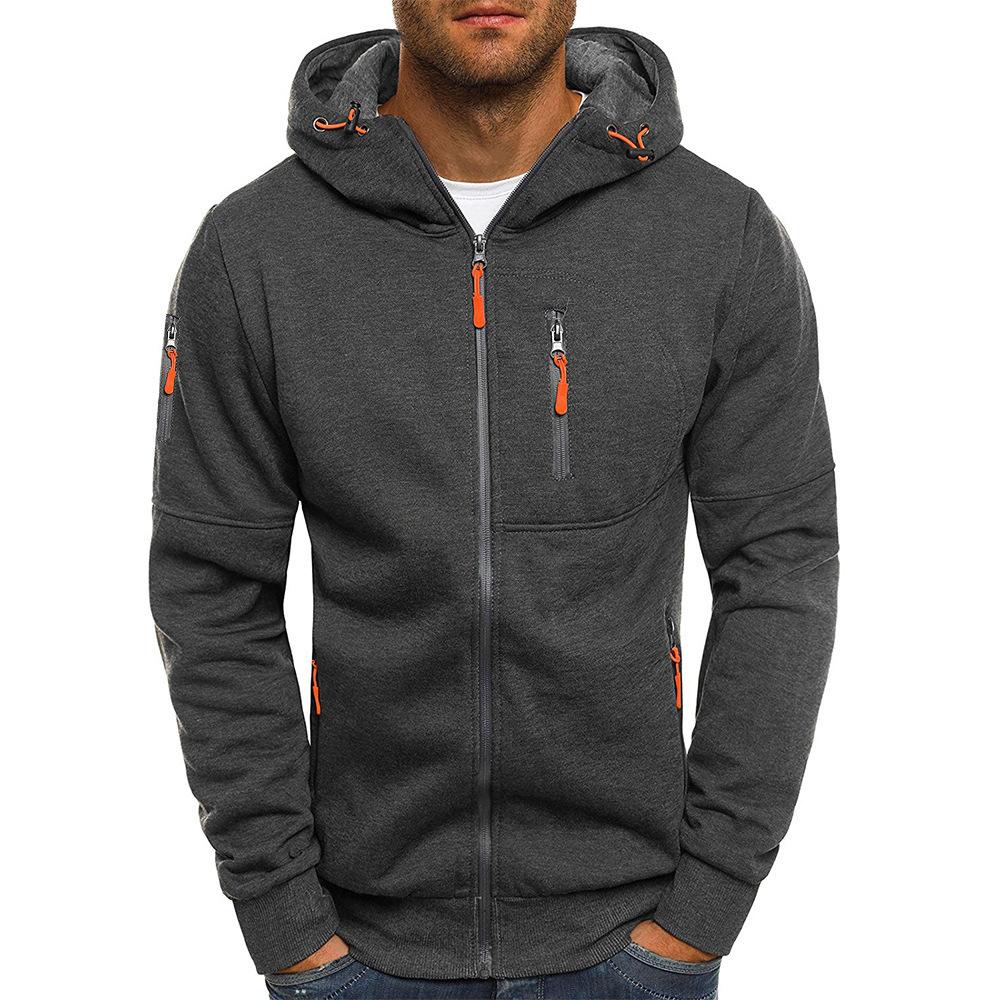 Men's Hooded Zip-Up Sweatshirt | Stylish & Functional