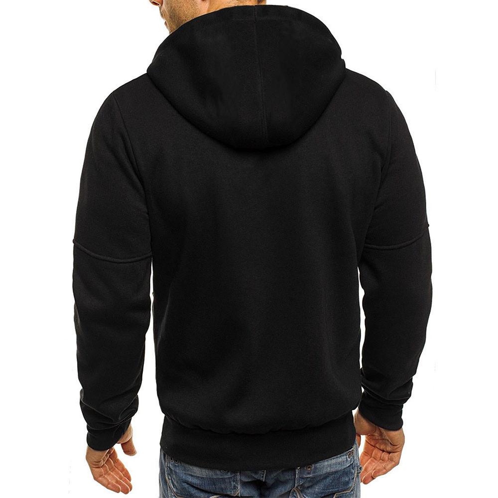 Men's Hooded Zip-Up Sweatshirt | Stylish & Functional