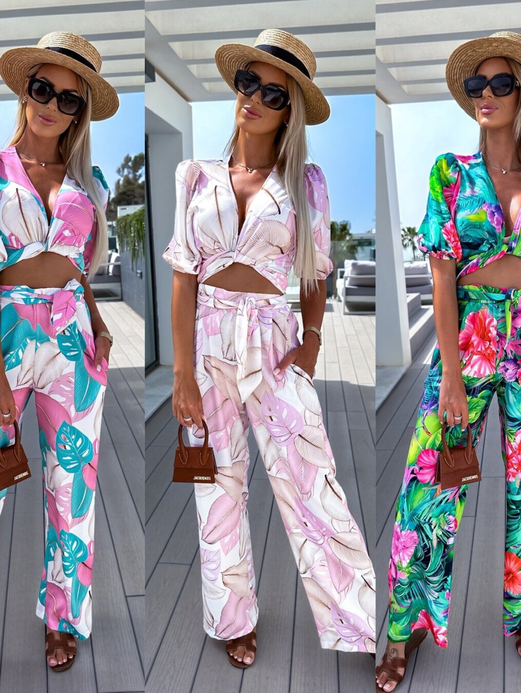 Rosalie | Two-piece set with print