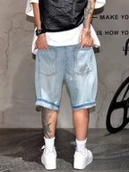 Men’s Wide-Leg Knee-Length Shorts