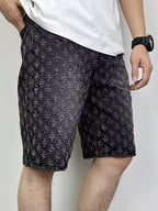 Men's Textured Straight-Leg Shorts